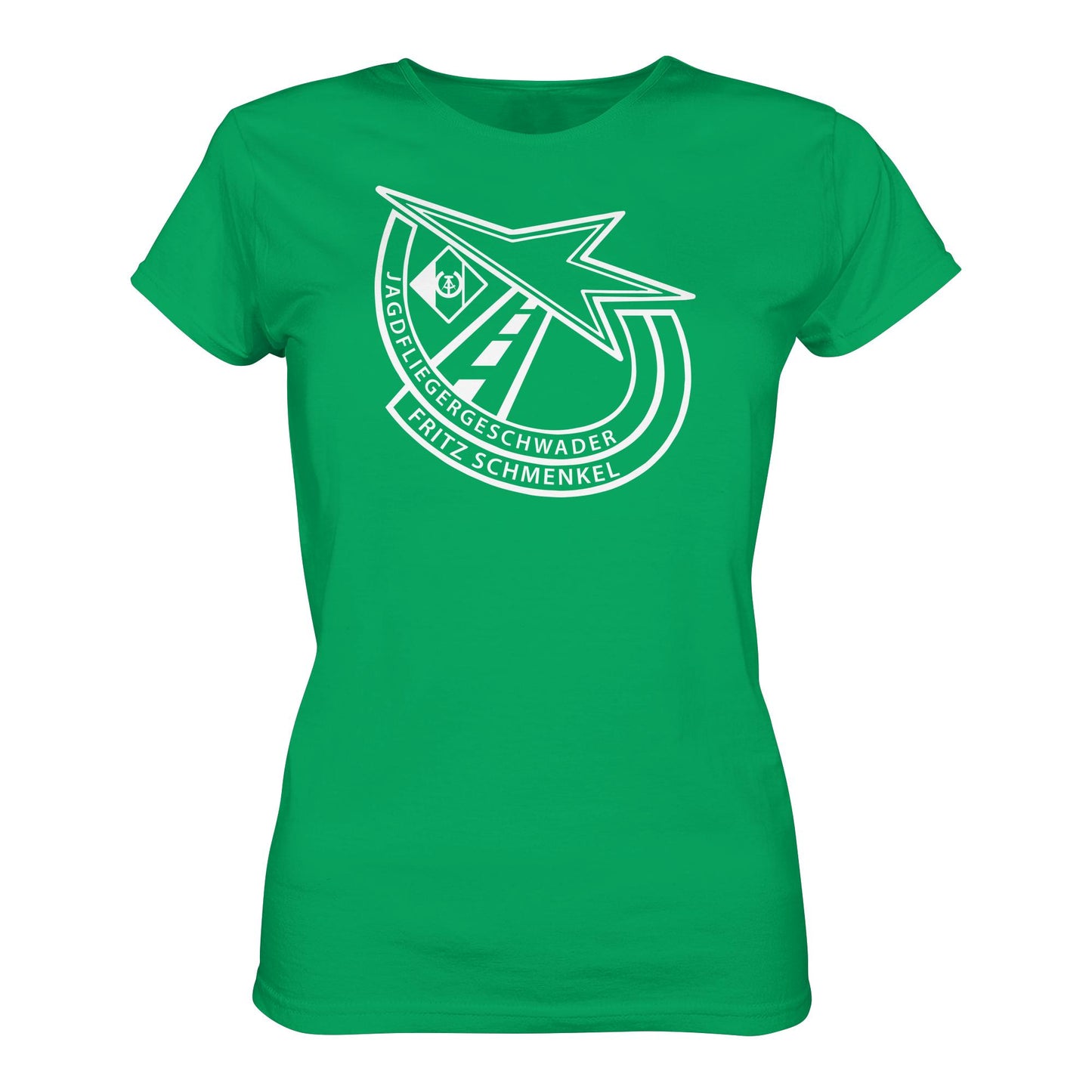 DDR Ostalgie Shirt Mädels • NVA EMBLEM - GESCHWADER FRITZ SCHMENKEL