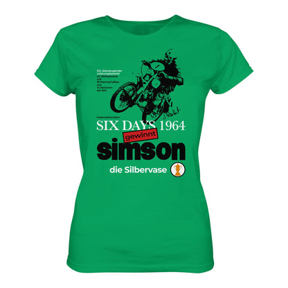 DDR Ostalgie Shirt Mädels • SIMSON GEWINNT SILBERVASE - SIX DAYS 1964