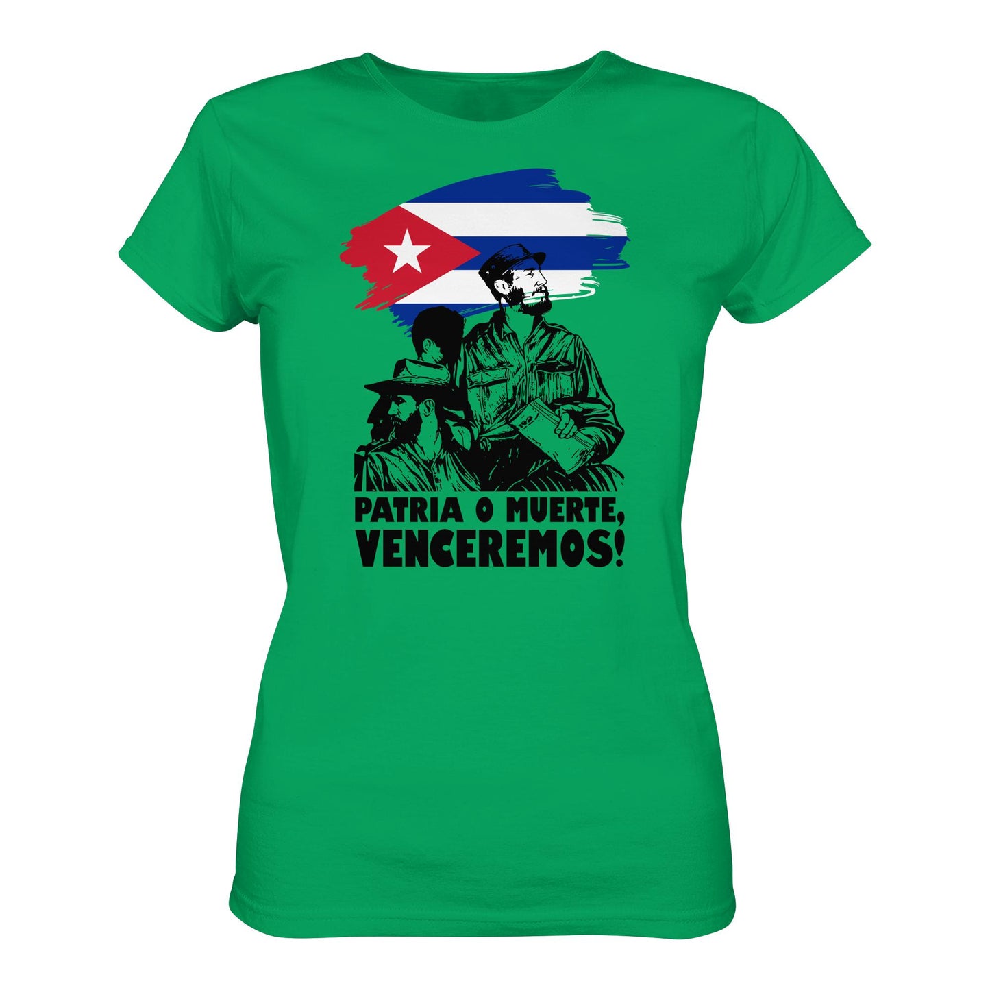 DDR Ostalgie Shirt Mädels • KUBA - PATRIA O MUERTE, VENCEREMOS! (ORIGINAL PLAKAT)