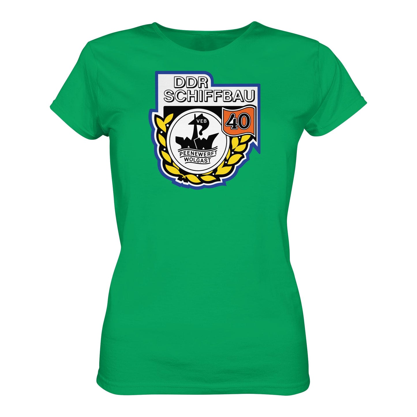 DDR Ostalgie Shirt Mädels • VEB PEENEWERFT WOLGAST, DDR SCHIFFBAU