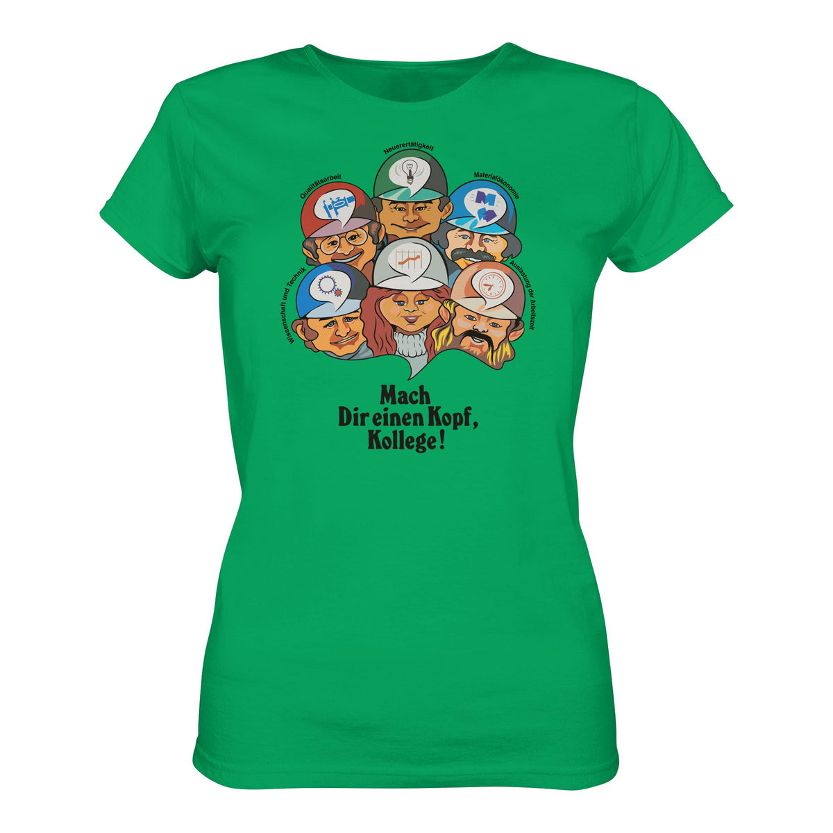 DDR Ostalgie Shirt Mädels • MACH DIR EINEN KOPF, KOLLEGE