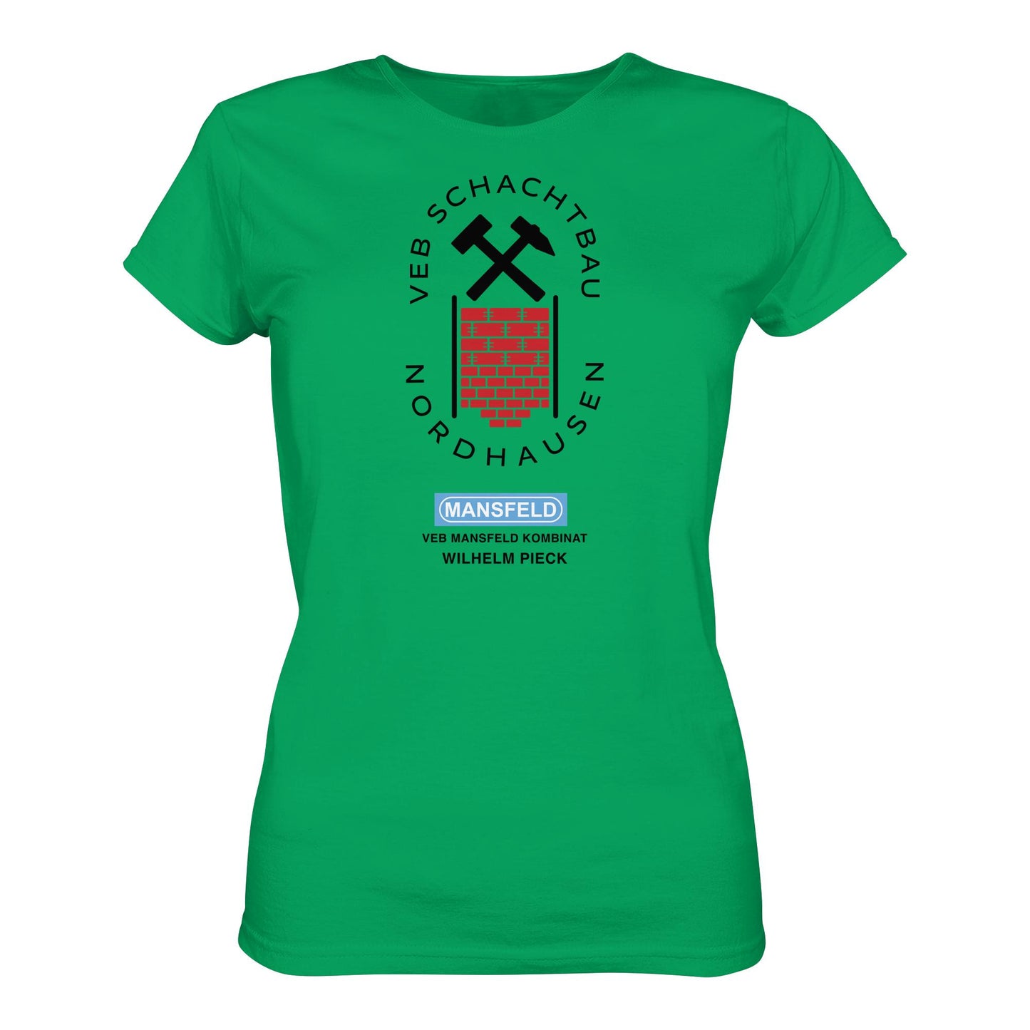 DDR Ostalgie Shirt Mädels • VEB SCHACHTBAU NORDHAUSEN - VEB MANSFELD KOMBINAT
