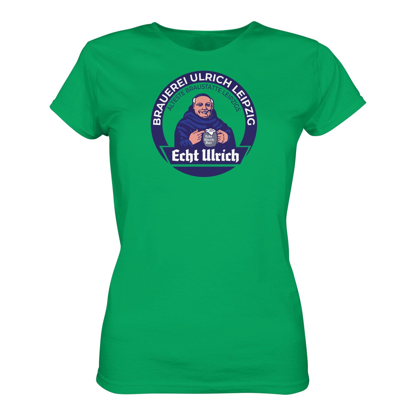 DDR Ostalgie Shirt Mädels • ECHT ULRICH BIER LEIPZIG (ORIGINAL BIERDECKEL)