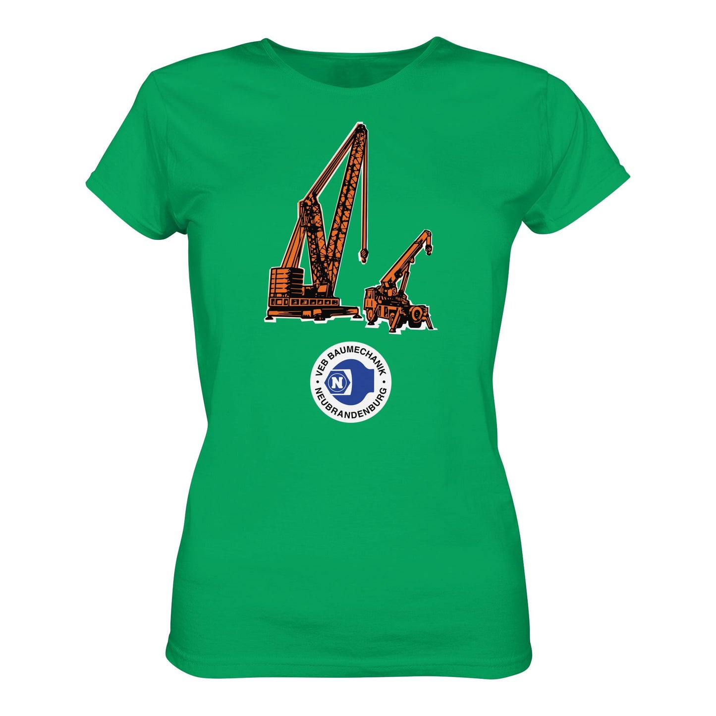 DDR Ostalgie Shirt Mädels • VEB BAUMECHANIK NEUBRANDENBURG