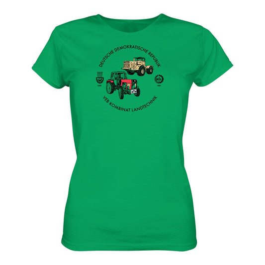 DDR Ostalgie Shirt Mädels • VEB KOMBINAT LANDTECHNIK (ORIGINAL GEDÄCHTNISTELLER)