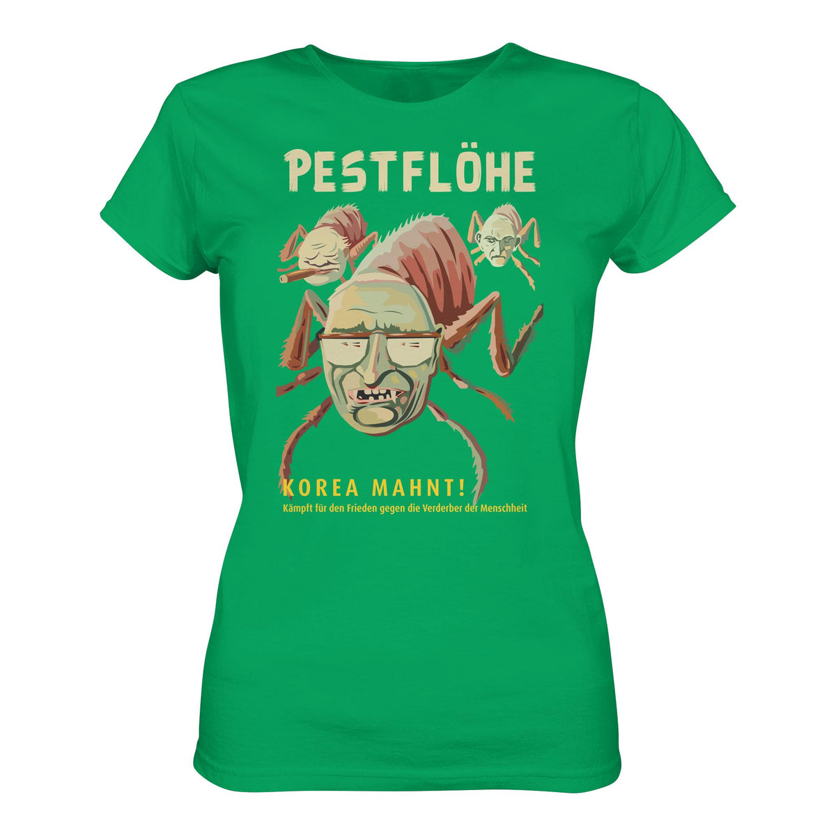 DDR Ostalgie Shirt Mädels • NATO-PESTFLÖHE - KOREA WARNT