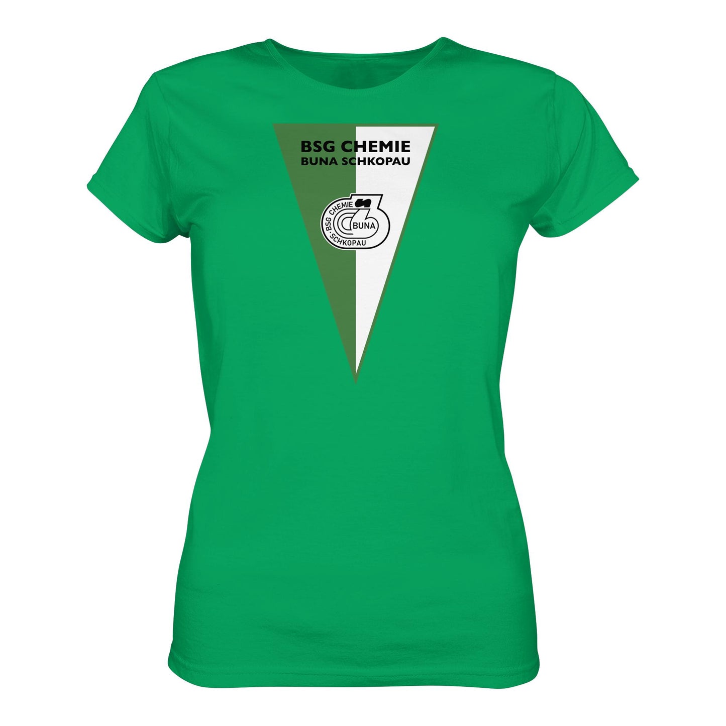 DDR Ostalgie Shirt Mädels • BSG CHEMIE BUNA SCHKOPAU (ORIGINALWIMPEL)