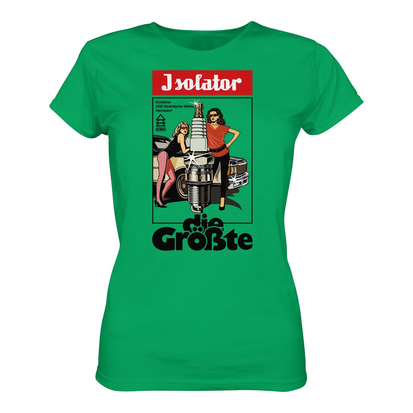 DDR Ostalgie Shirt Mädels • ISOLATOR - DIE GRÖSSTE (ORIGINAL POSTER)
