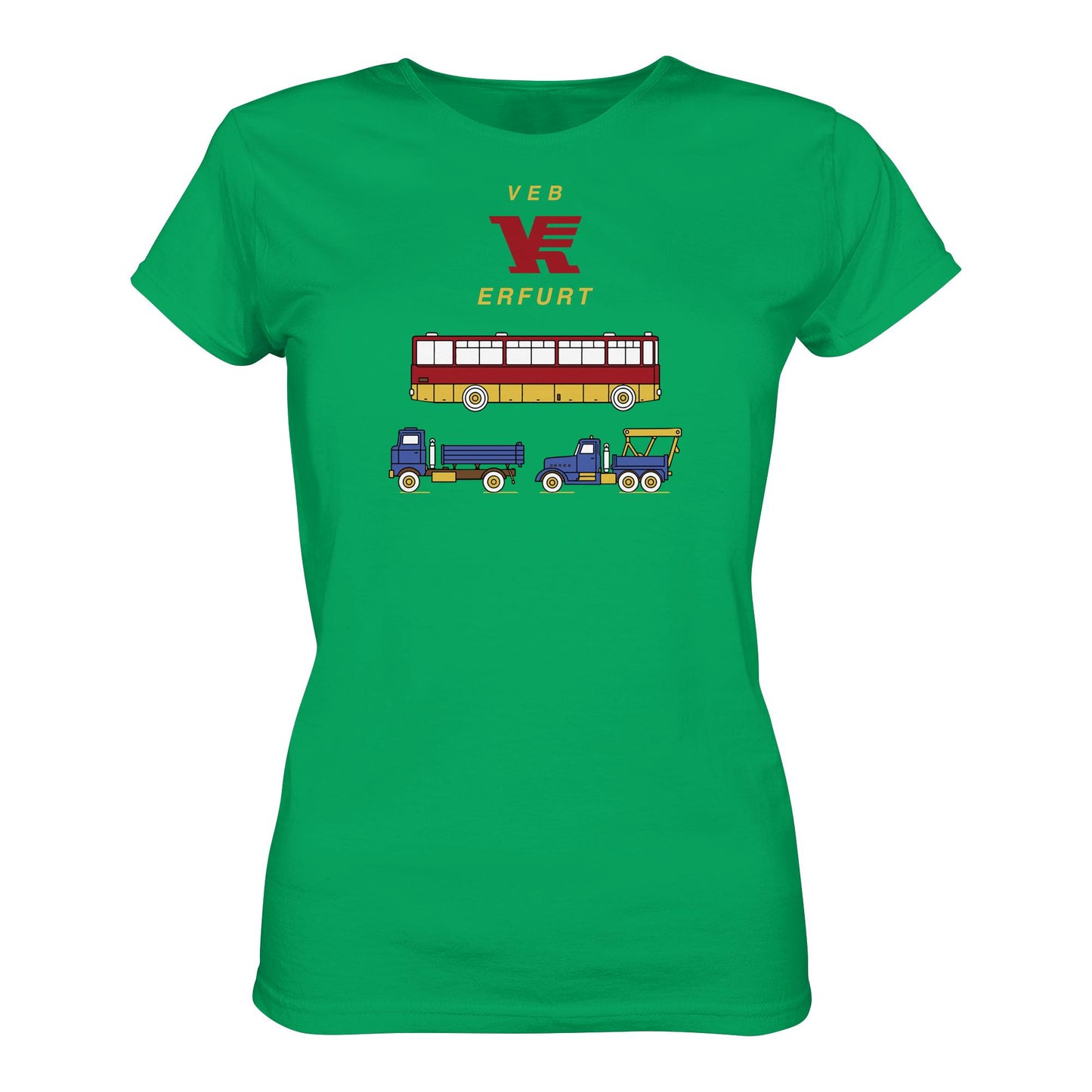 DDR Ostalgie Shirt Mädels • VEB VERKEHRSKOMBINAT ERFURT
