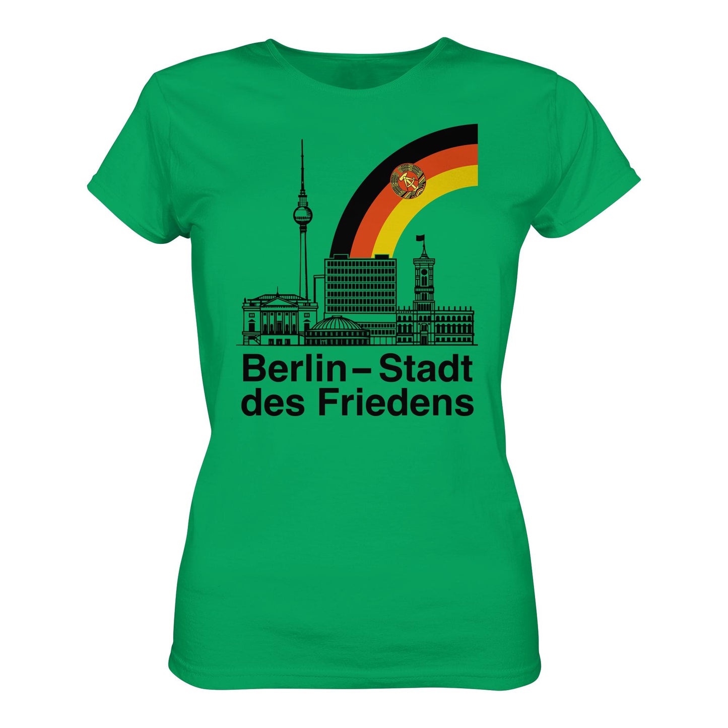 DDR Ostalgie Shirt Mädels • BERLIN - STADT DES FRIEDENS (ORIGINAL POSTSTEMPEL)