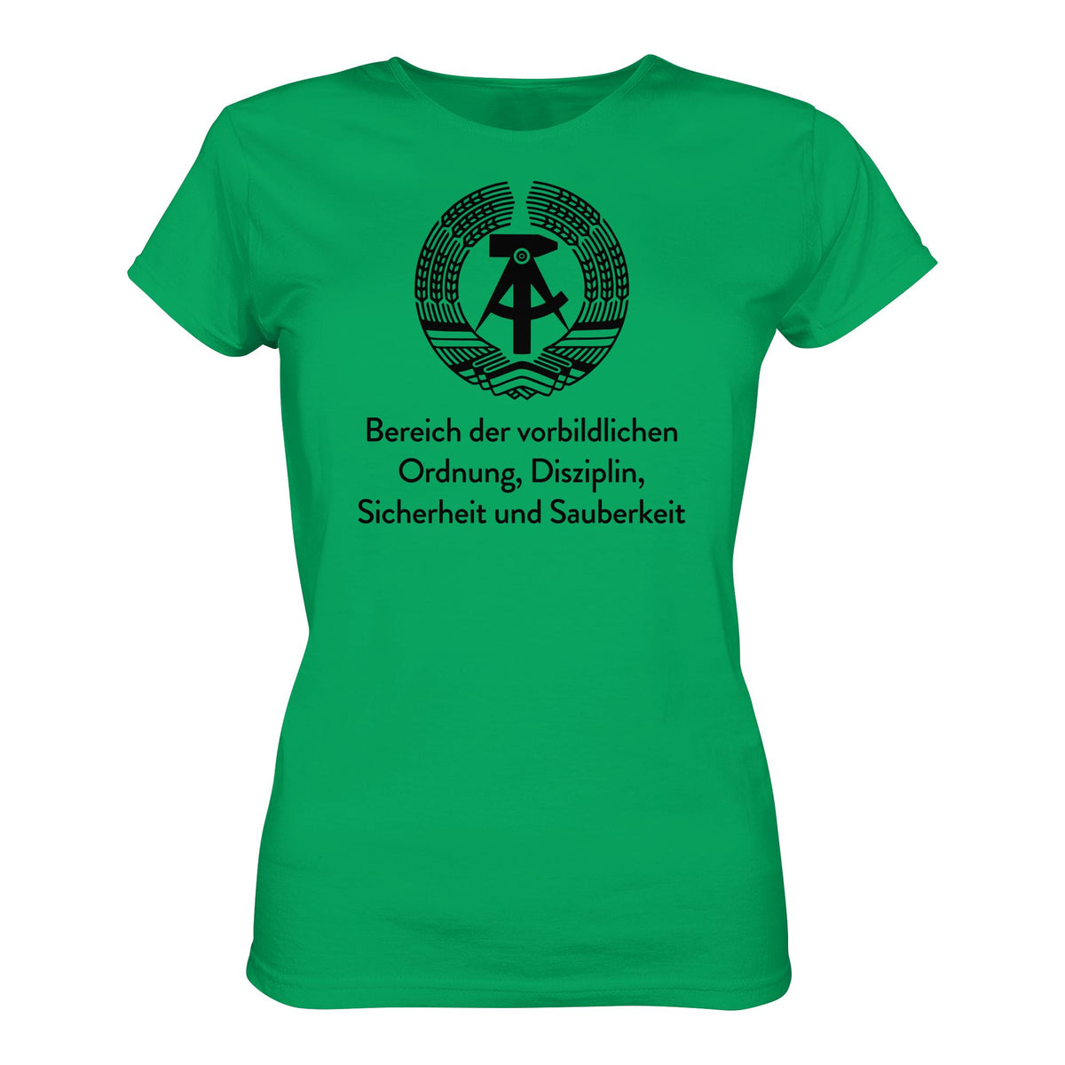 DDR Ostalgie Shirt Mädels • BEREICH DER VORBILDLICHEN ORDNUNG (ORIGINAL SCHILD)