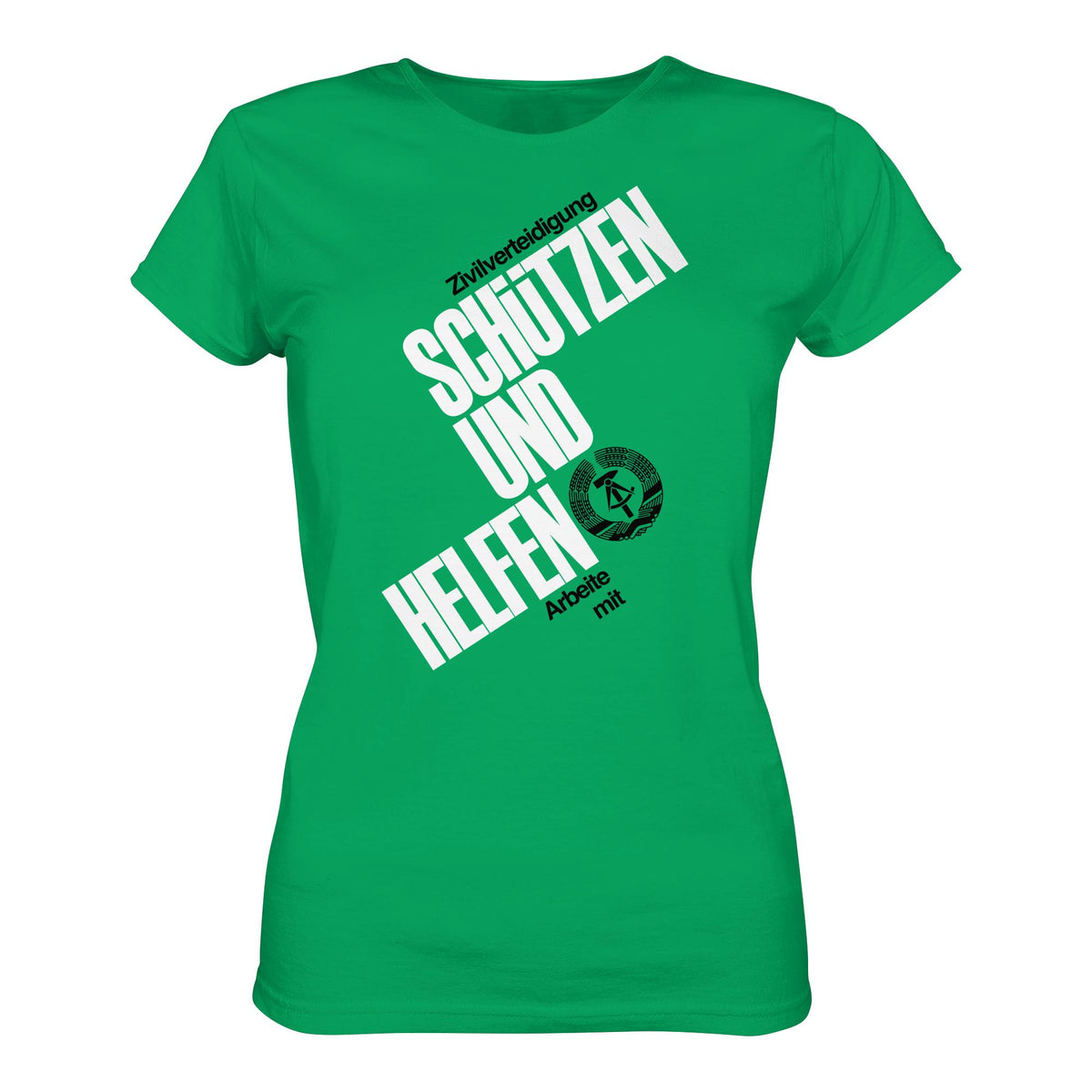 DDR-ZIVILVERTEIDIGUNG (ORIGINAL-PLAKAT) | DDR Ostalgie Shirt Mädels