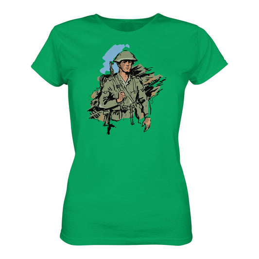 DDR Ostalgie Shirt Mädels • NVA-SOLDAT (ORIGINAL-ILLUSTRATION)