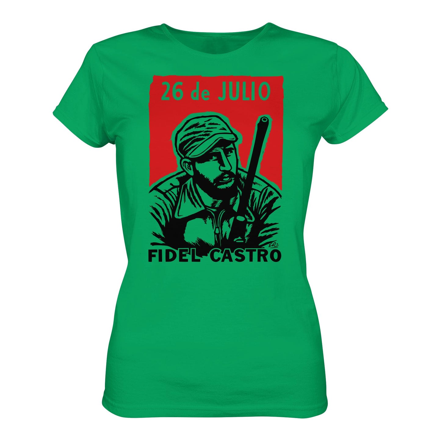 DDR Ostalgie Shirt Mädels • FIDEL CASTRO - BEWEGUNG DES 26. JULI