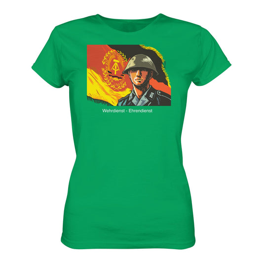 DDR Ostalgie Shirt Mädels • NVA WEHRDIENST - EHRENDIENST