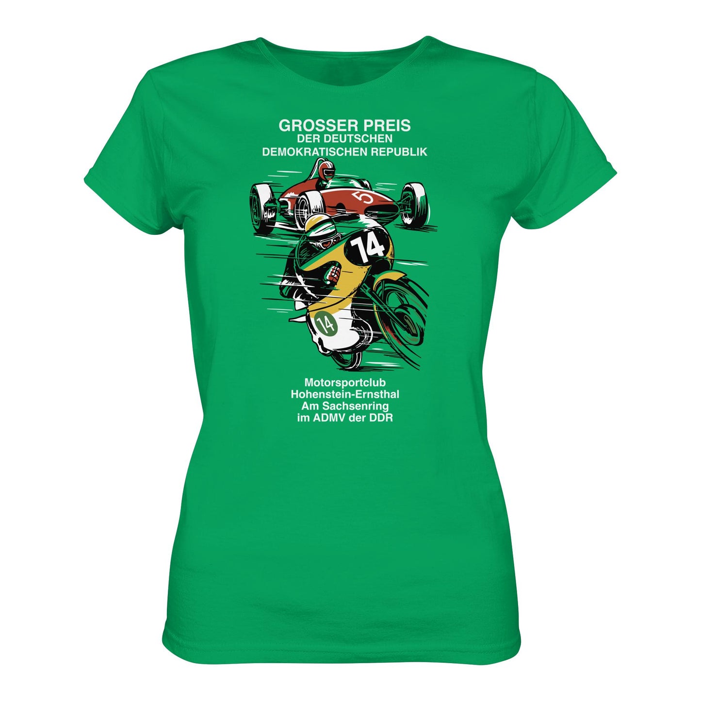 DDR Ostalgie Shirt Mädels • MOTORSPORT HOHENSTEIN-ERNSTHAL - GROSSER PREIS DER DDR