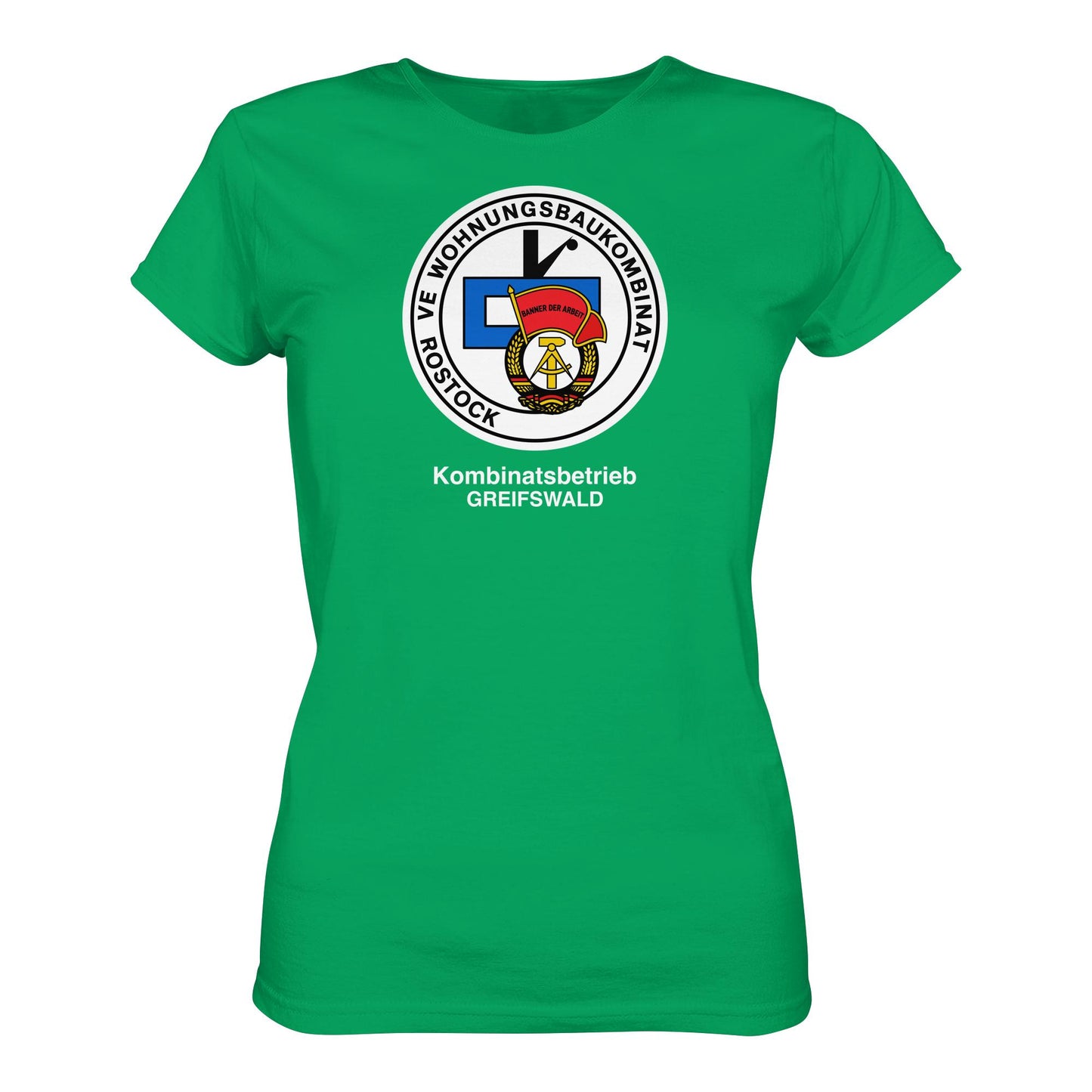 DDR Ostalgie Shirt Mädels • VE WOHNUNGSBAUKOMBINAT ROSTOCK - GREIFSWALD