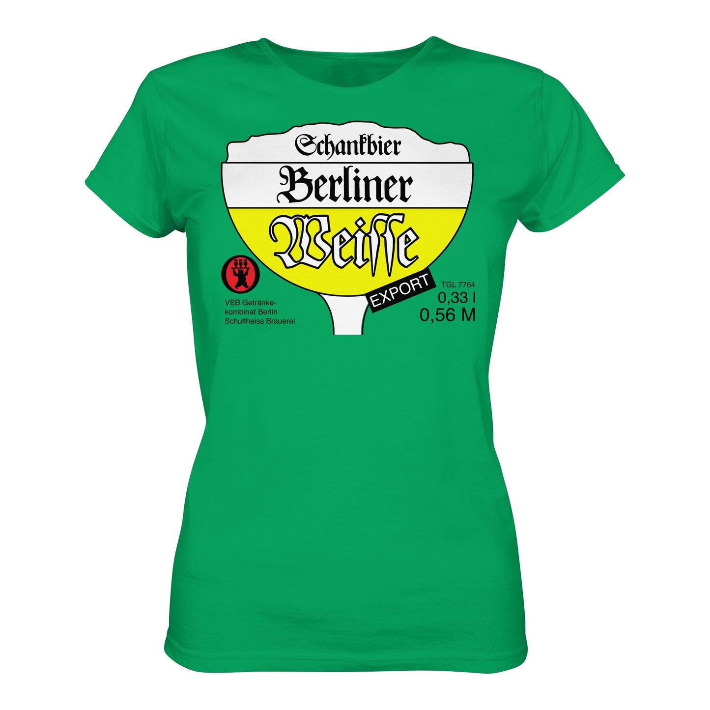 DDR Ostalgie Shirt Mädels • BERLINER WEISSE - VEB GETRÄNKEKOMBINAT BERLIN