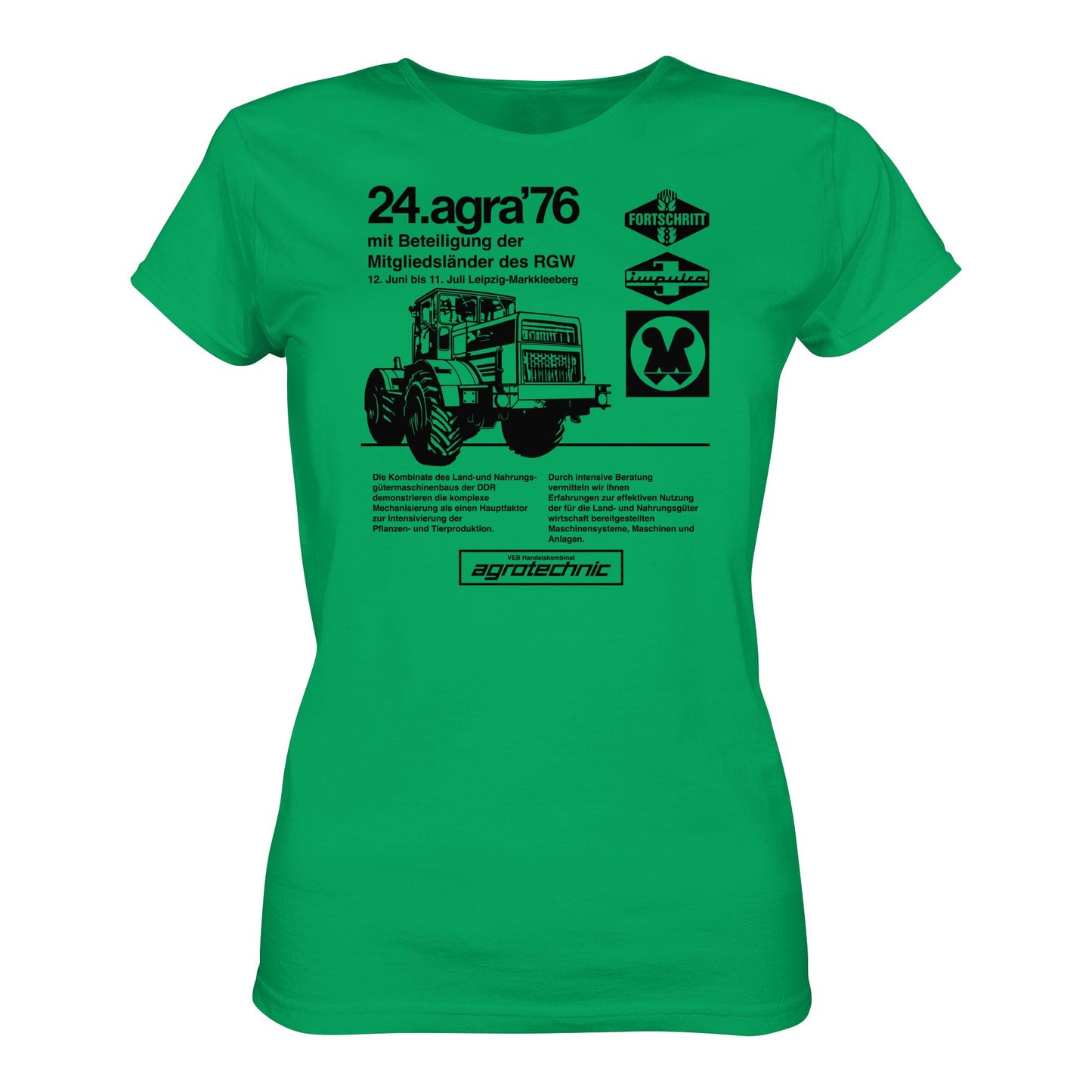 DDR Ostalgie Shirt Mädels • AGRA 1976, LEIPZIG-MARKKLEEBERG