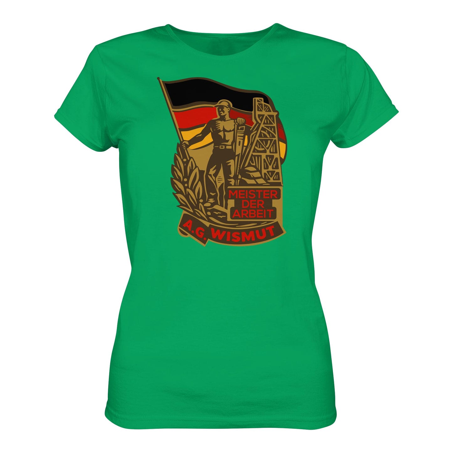 DDR Ostalgie Shirt Mädels • WISMUT - MEISTER DER ARBEIT