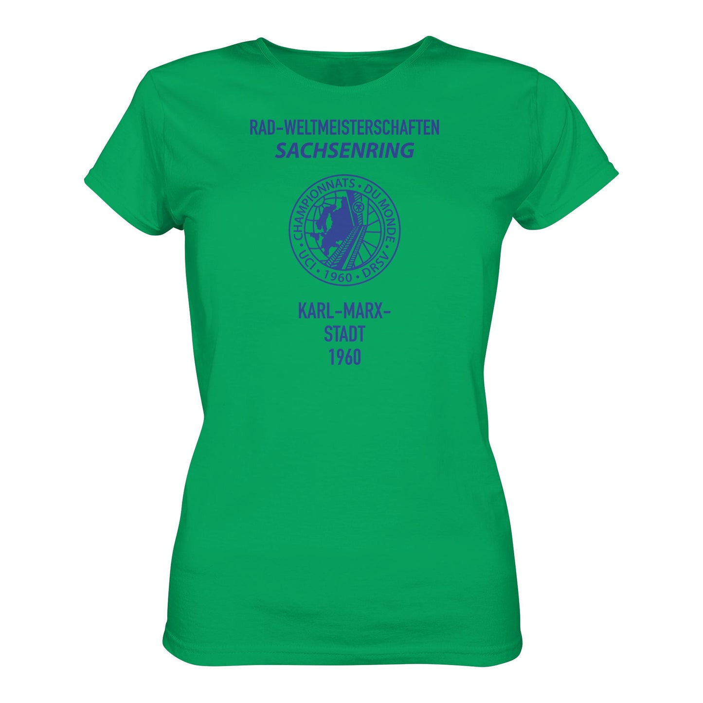 DDR Ostalgie Shirt Mädels • RADWELTMEISTERSCHAFTEN SACHSENRING, KARL-MARX-STADT 1960