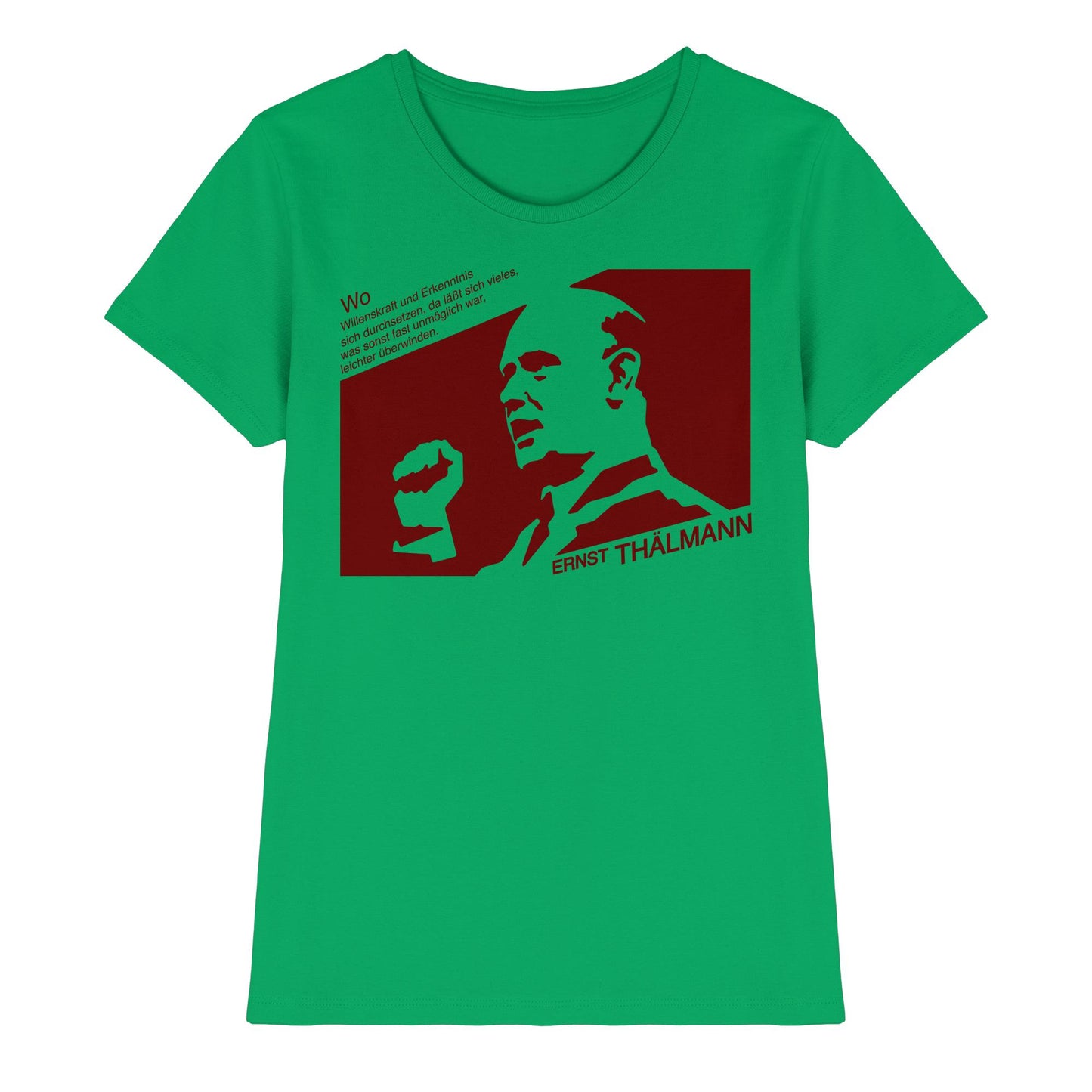 DDR Ostalgie Shirt Mädels • ERNST THÄLMANN - ORIGINAL DDR-PLAKAT