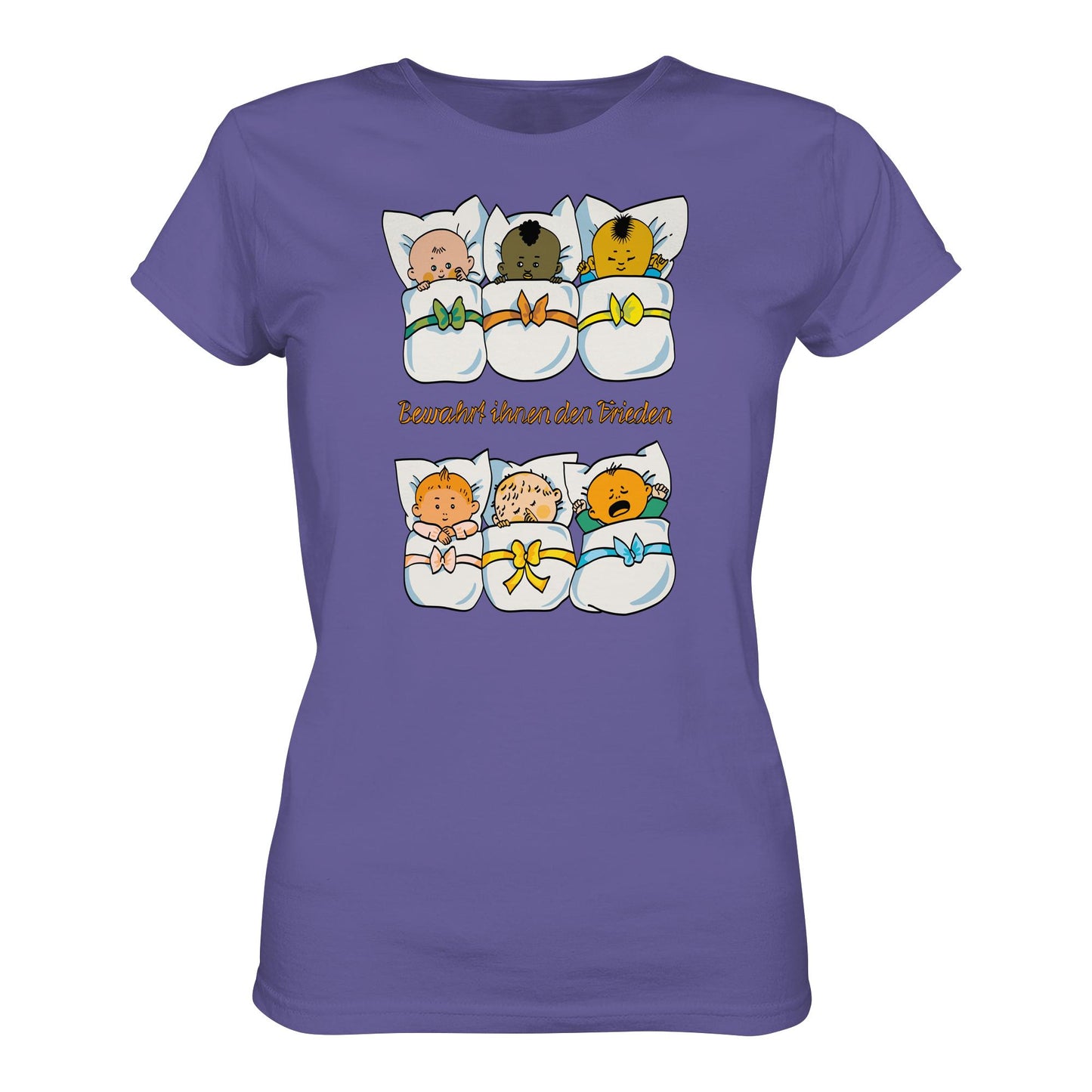 DDR Ostalgie Shirt Mädels • BEWAHRT IHNEN DEN FRIEDEN (DDR ORIGINAL-PLAKAT)