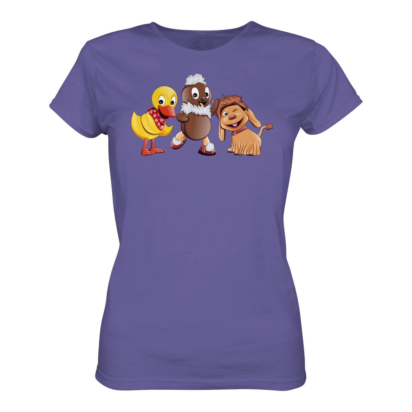DDR Ostalgie Shirt Mädels • UNSER SANDMÄNNCHEN - PITTI, MOPPI & SCHNATTERINCHEN