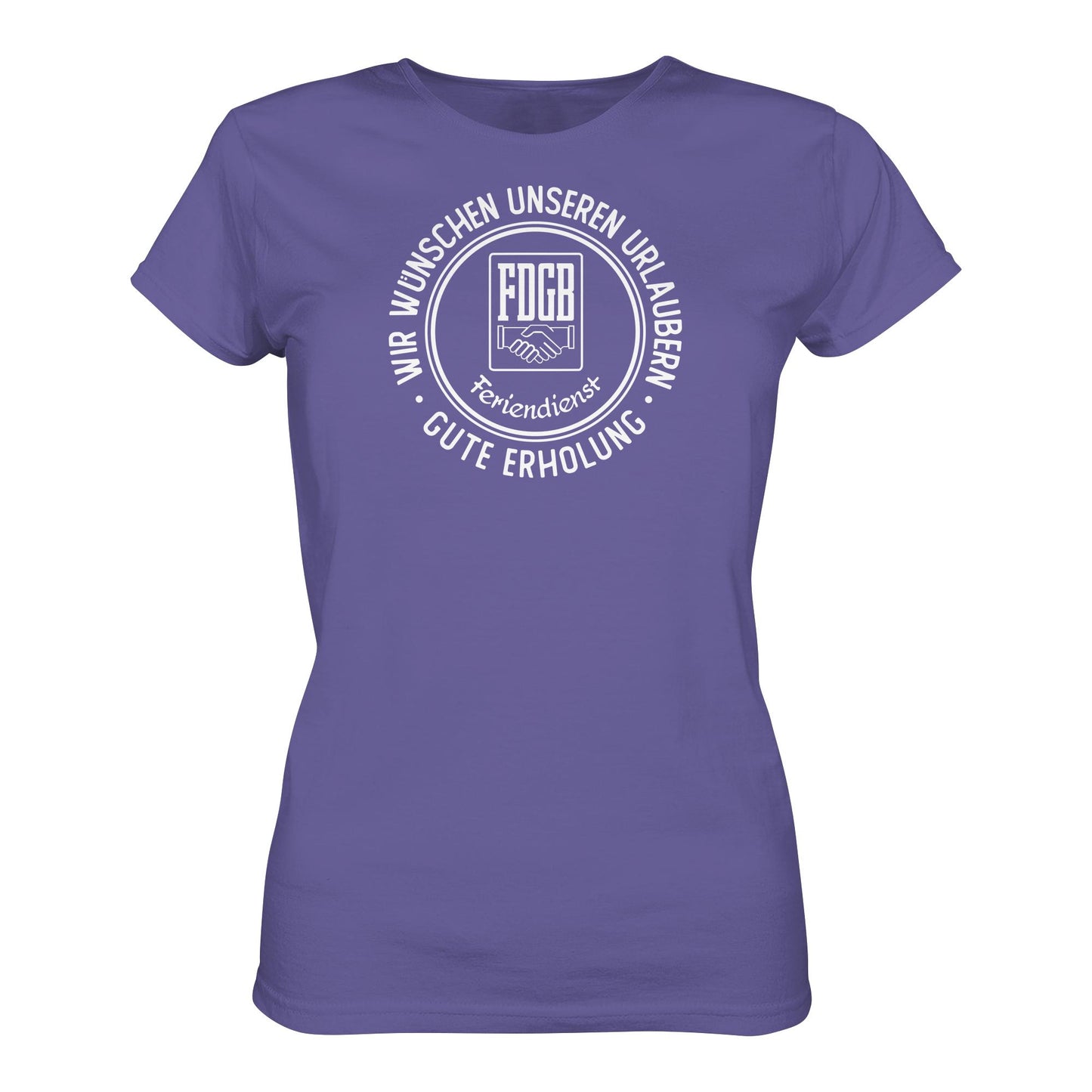 DDR Ostalgie Shirt Mädels • FDGB - WIR WÜNSCHEN GUTE ERHOLUNG