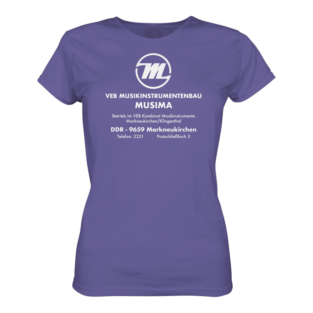 MUSIMA - VEB MUSIKINSTRUMENTENBAU KLINGENTHAL | DDR Ostalgie Shirt Mädels