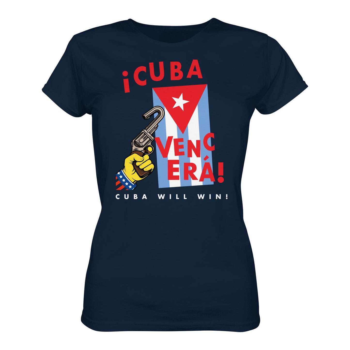 DDR Ostalgie Shirt Mädels • VENCERÁ! CUBA WILL WIN! (ORIGINAL POSTER KUBA)