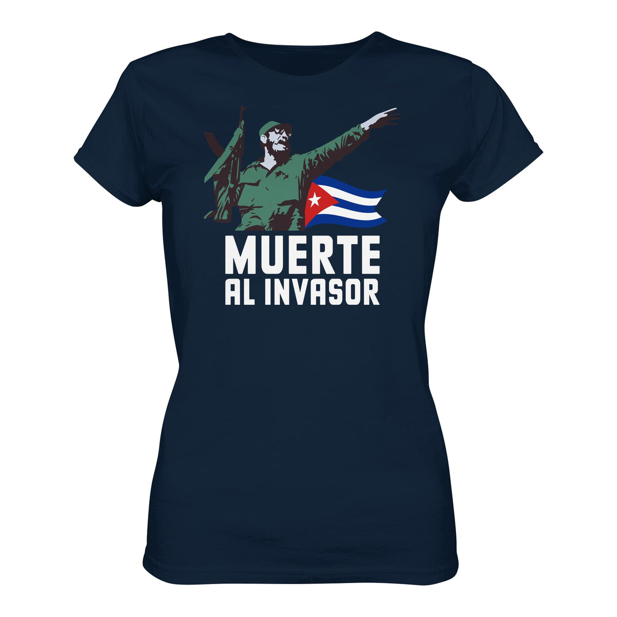 DDR Ostalgie Shirt Mädels • KUBA - MUERTE AL INVASOR
