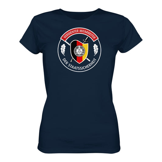 DDR Ostalgie Shirt Mädels • VERDIENTER MITARBEITER DER STAATSSICHERHEIT (ORIGINAL ORDEN)