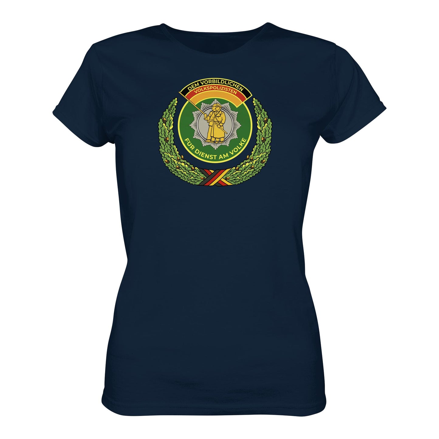 DDR Ostalgie Shirt Mädels • DEM VORBILDLICHEN VOLKSPOLIZISTEN (ABZEICHEN)