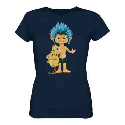 DDR Ostalgie Shirt Mädels • UNSER SANDMÄNNCHEN - PLUMPS & KÜKEN