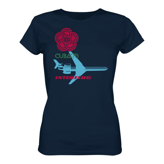 DDR Ostalgie Shirt Mädels • INTERFLUG BERLIN - CUBA WELTFESTSPIELE 1978 (ORIGINAL SONDERSTEMPEL)