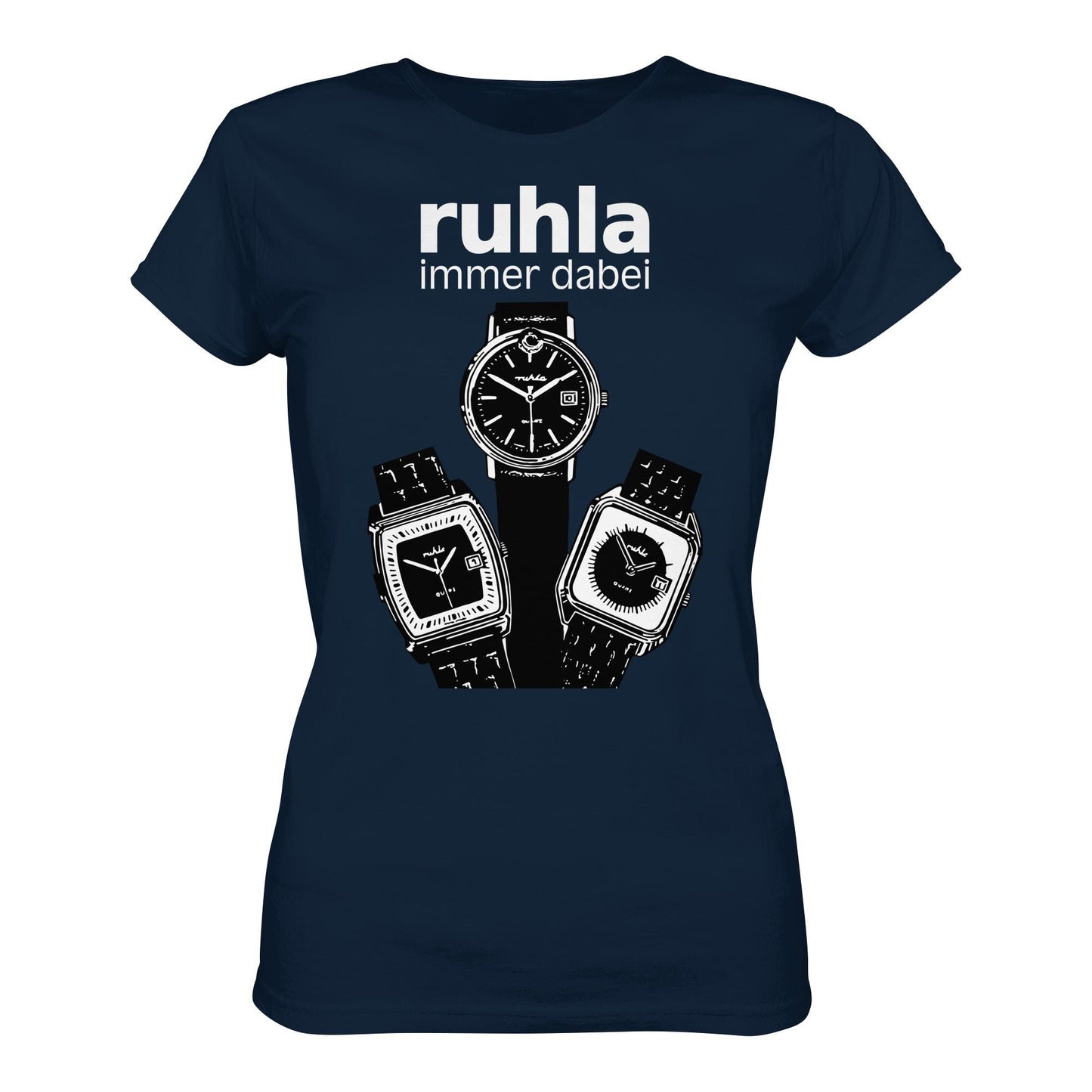 DDR Ostalgie Shirt Mädels • VEB UHRENWERT RUHLA (ORIGINAL PLAKAT)