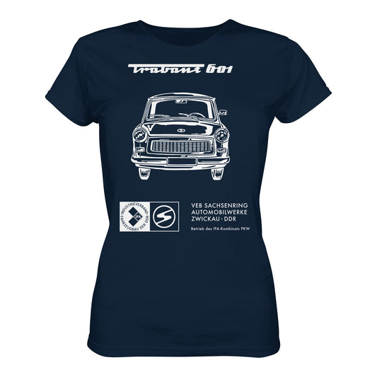 DDR Ostalgie Shirt Mädels • TRABANT 601 (ORIGINAL TITEL BETRIEBSANLEITUNG)