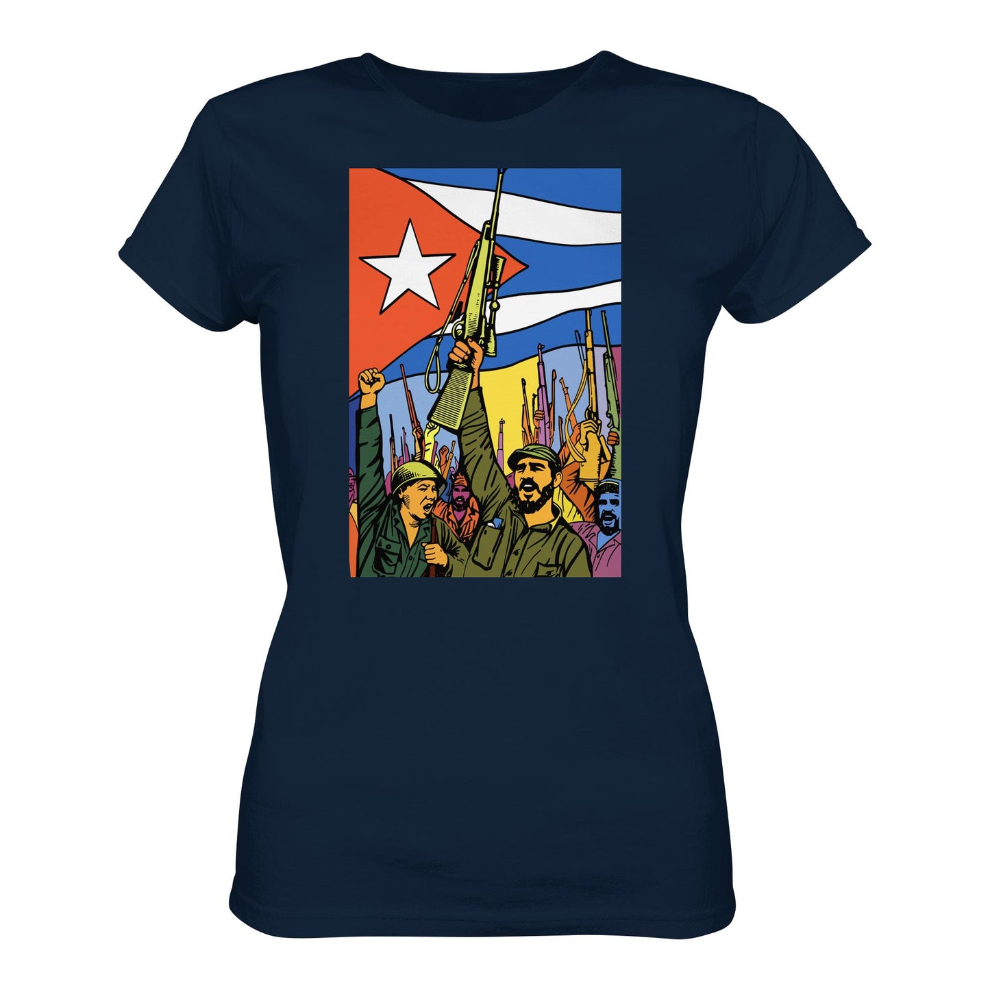 DDR Ostalgie Shirt Mädels • KUBANISCHE REVOLUTION (ORIGINAL POSTER)