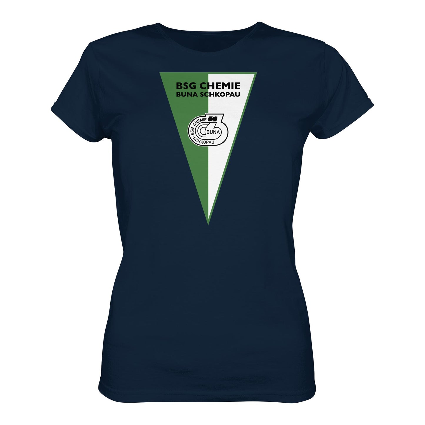 DDR Ostalgie Shirt Mädels • BSG CHEMIE BUNA SCHKOPAU (ORIGINALWIMPEL)