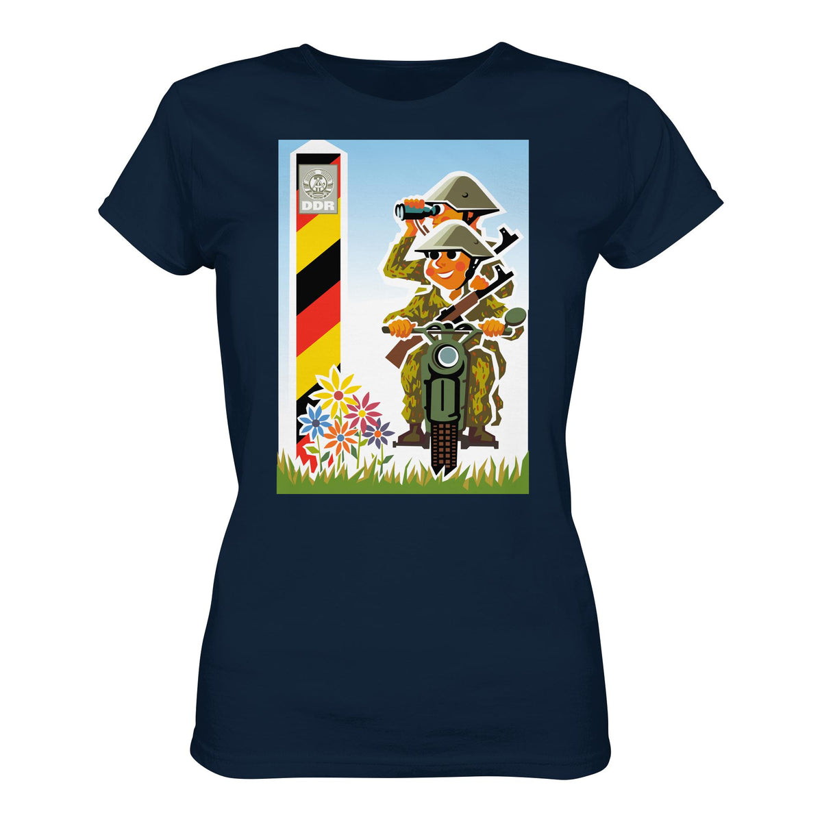 DDR Ostalgie Shirt Mädels • NVA-GRENZTRUPPEN (ORIGINAL-PLAKAT)