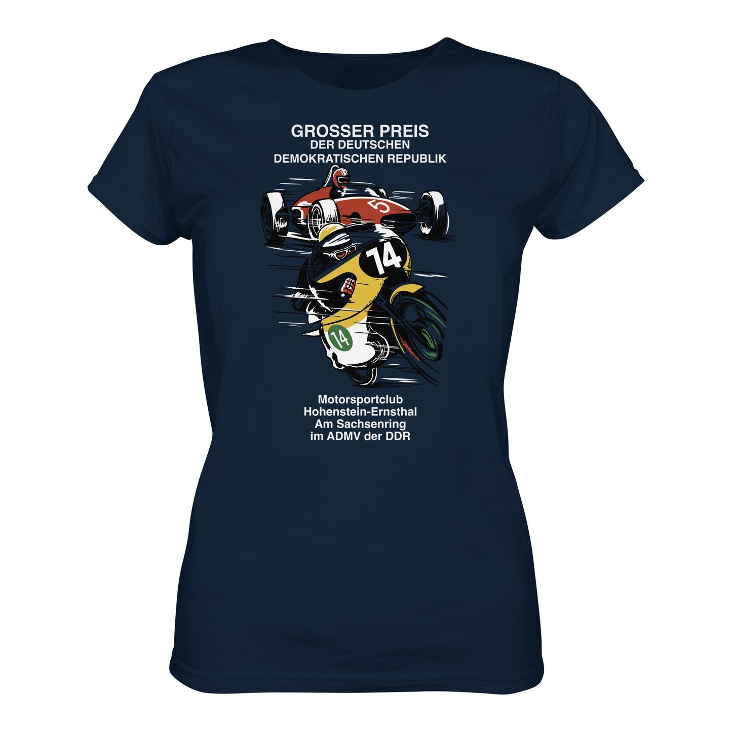 DDR Ostalgie Shirt Mädels • MOTORSPORT HOHENSTEIN-ERNSTHAL - GROSSER PREIS DER DDR