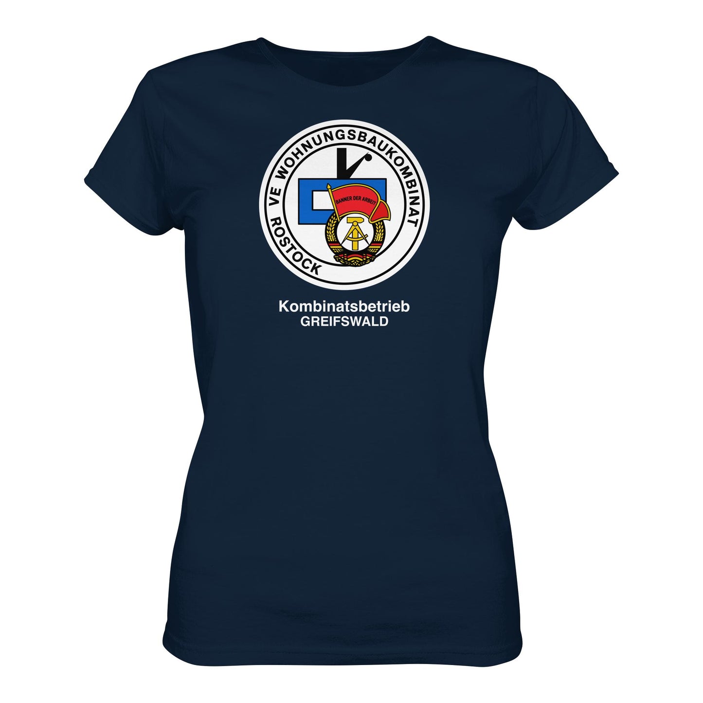 DDR Ostalgie Shirt Mädels • VE WOHNUNGSBAUKOMBINAT ROSTOCK - GREIFSWALD