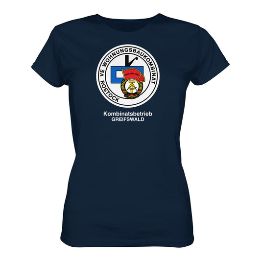 DDR Ostalgie Shirt Mädels • VE WOHNUNGSBAUKOMBINAT ROSTOCK - GREIFSWALD