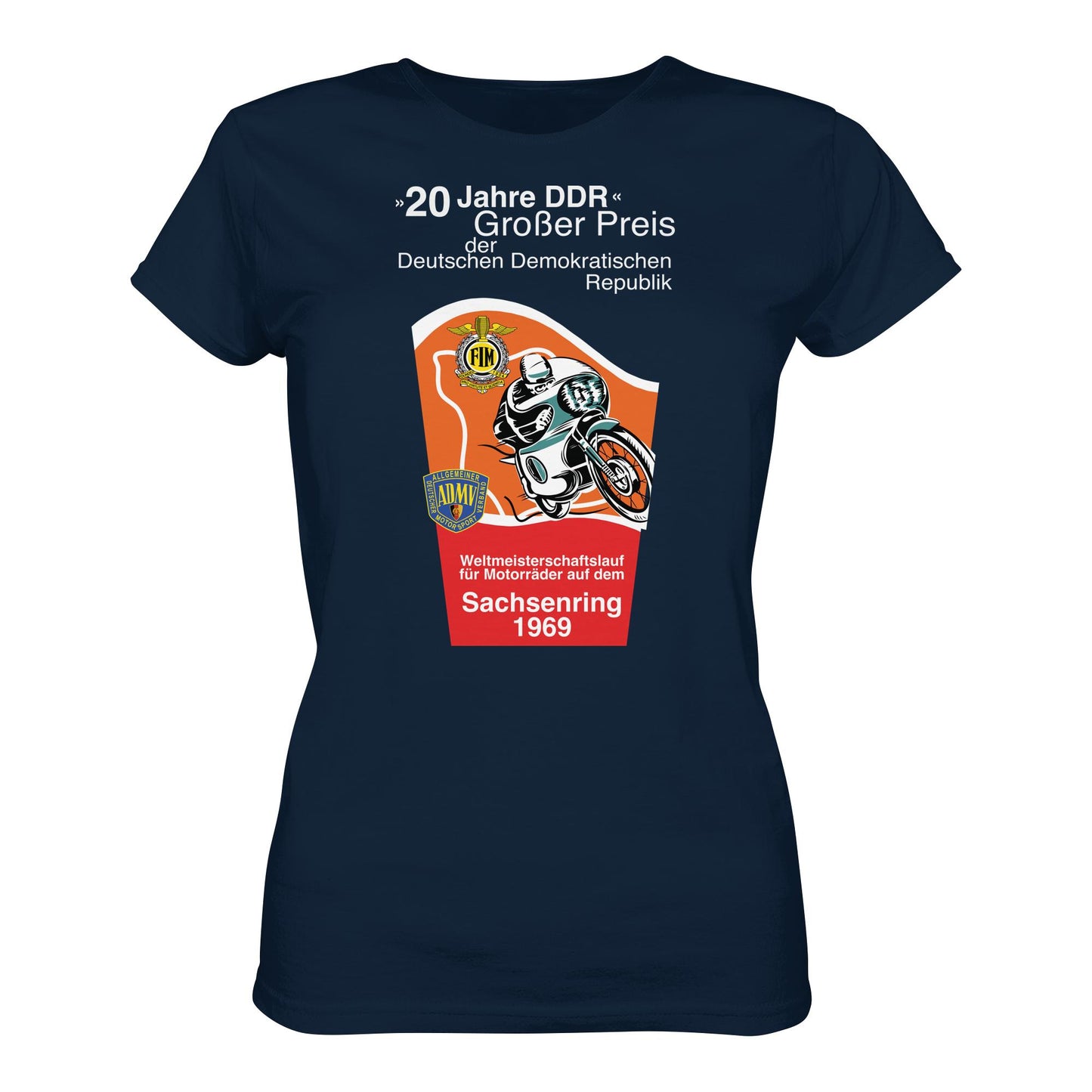 DDR Ostalgie Shirt Mädels • SACHSENRING 1969, WELTMEISTERSCHAFTSLAUF