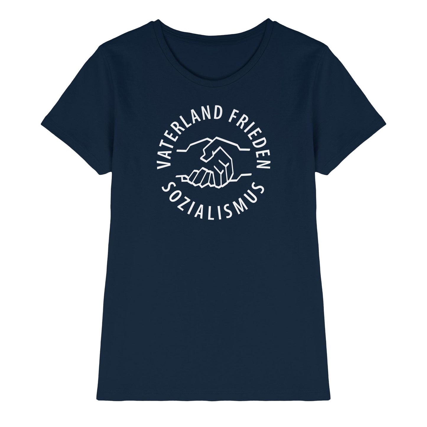 DDR Ostalgie Shirt Mädels • VATERLAND FRIEDEN SOZIALISMUS (DDR LOGO)