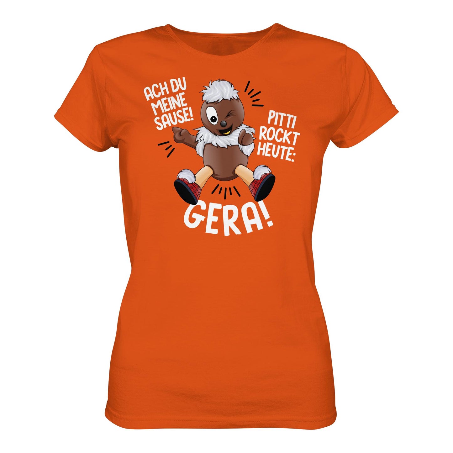 PITTI STADT-NICKI (SHIRT MÄDELS) • PITTI ROCKT HEUTE GERA!