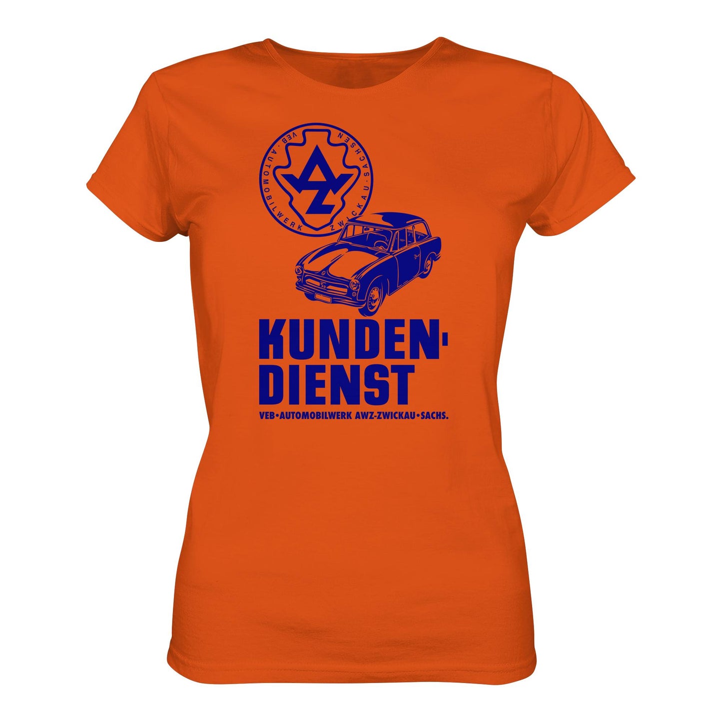 DDR Ostalgie Shirt Mädels • P70 KUNDENDIENST VEB AWZ ZWICKAU