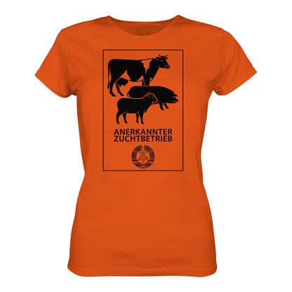 DDR Ostalgie Shirt Mädels • ANERKANNTER ZUCHTBETRIEB (ORIGINALSCHILD)