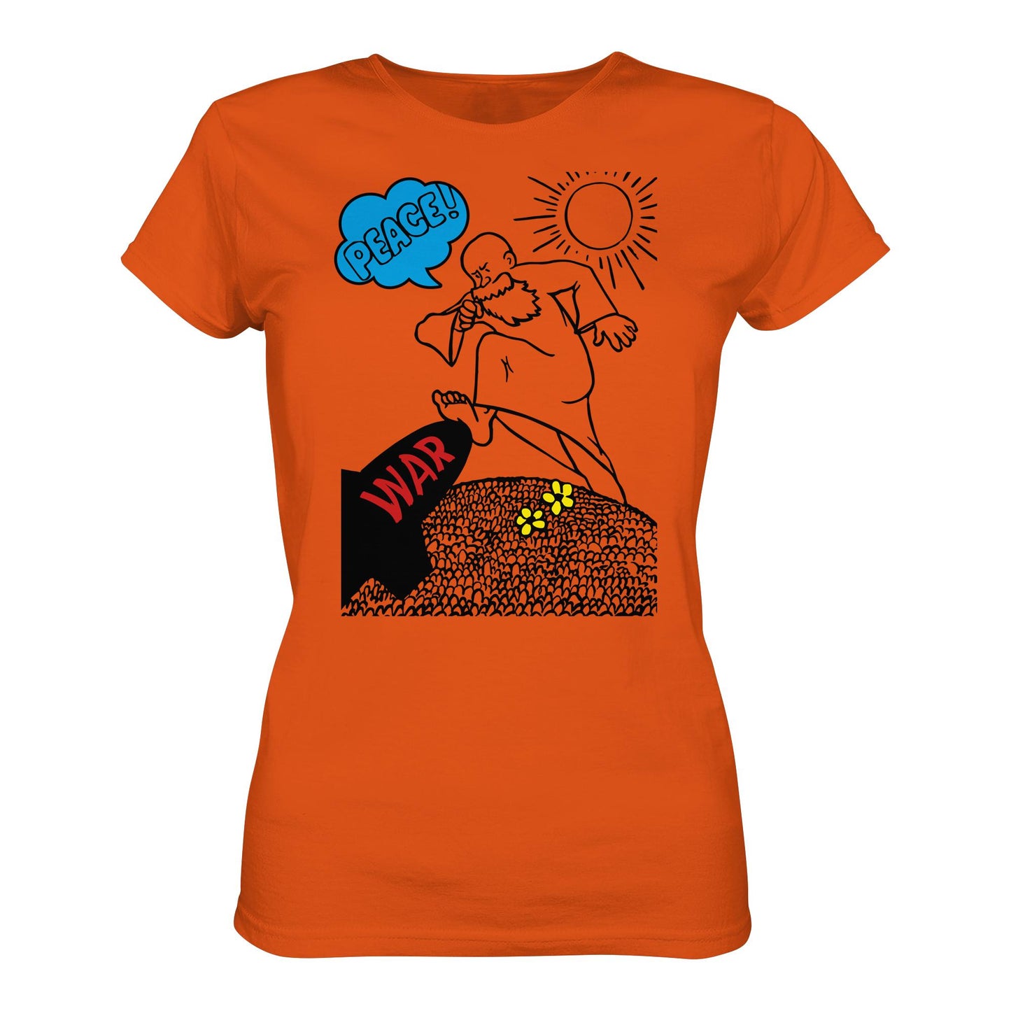 DDR Ostalgie Shirt Mädels • PEACE & WAR (ORIGINAL DDR-PLAKAT)
